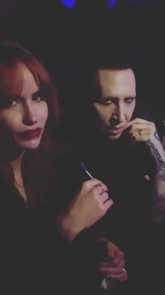 Marilyn Manson, Lindsay Usich and Kat Von D in LA [23.05.2023]