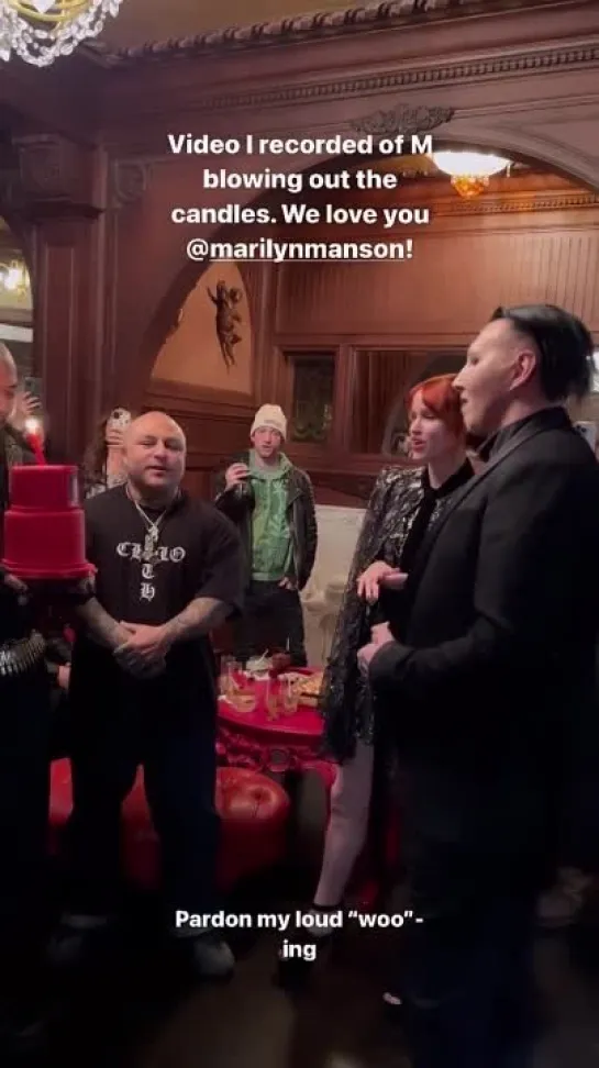 Marilyn Manson's 54th birthday party [05.01.2023]