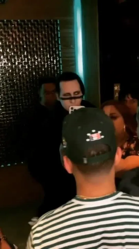 Marilyn Manson — backstage from Donda 2 listening party [Miami, 22.02.2022]