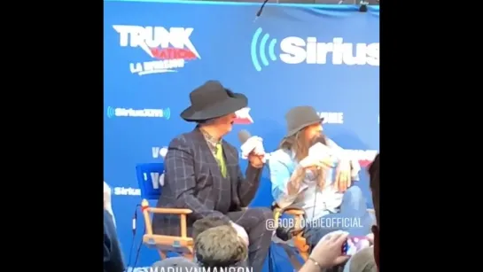 Marilyn Manson and Rob Zombie on SiriusXM VOLUME [LA, 08.04.2019]