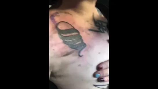 Marilyn Manson's New Tattoo [04.09.2017]