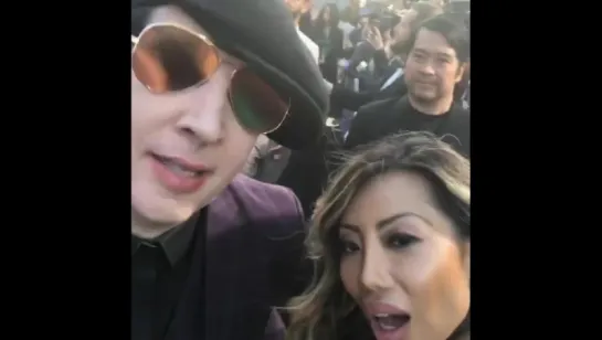 Marilyn Manson at the premiere of King Arthur [Hollywood, CA, 08.05.2017]