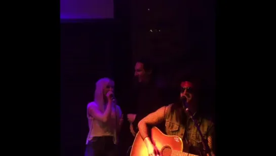 Marilyn Manson performing w/ Steel Panther on Leslie Benzies Birthday Party [18.01.2016]