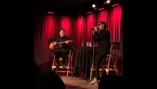 Marilyn Manson & Tyler Bates - Odds of Even [Grammy Museum, 16.10.2015]