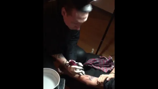 Taro Hanabusa Tattooed by Marilyn Manson [30.09.2015]