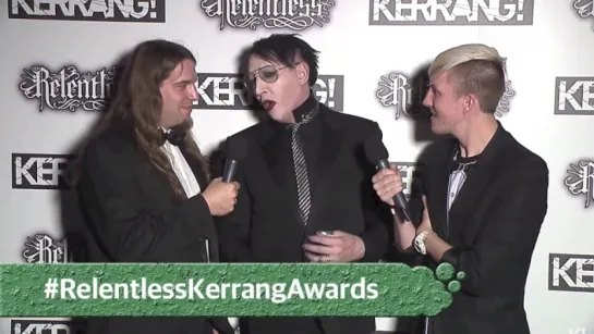 Marilyn Manson - Kerrang! Awards 2015 Black Carpet [Лондон, Англия, 11.06.2015]