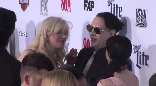 Marilyn Manson at ''Sons of Anarchy'' season premiere  [Los Angeles, 06.09.14]