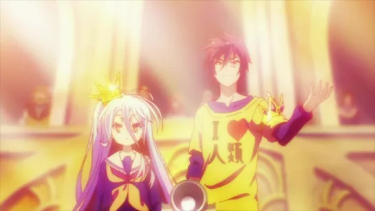 Без игры жизни нет | No game no Life | 1 сезон | 4 серия (KANSAI) [BDRip]