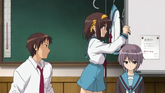 Меланхолия Харухи Судзумии | Suzumiya Haruhi no Yuutsu | 1 сезон | 20 серия (Дубляж Reanimedia) [BDRip]