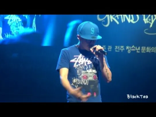 110716 Jay Park (ft. Dok2, The Quiett) - Touch the sky, Level1000 @Jeonju B-boy Grand Prix