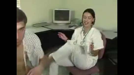 Nurse measuring and taste cum