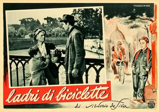 Похитители велосипедов (Ladri di biciclette). 1948.