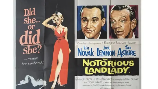 Тридцать три несчастья (The Notorious Landlady). 1962.