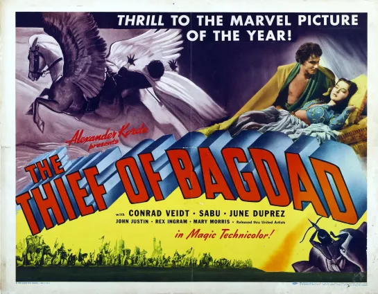 Багдадский вор (The Thief of Bagdad). 1940.