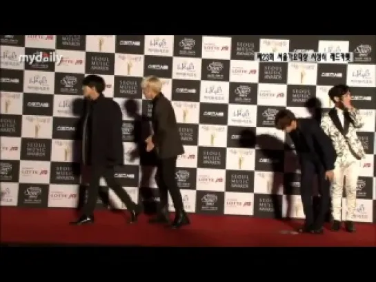 [140123] Seoul Music Awards Red Carpet - BEAST・B1A4・SHINee・INFINITE・EXO