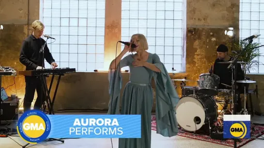 Aurora performs ‘Giving Into the Love’ on ‘GMA’