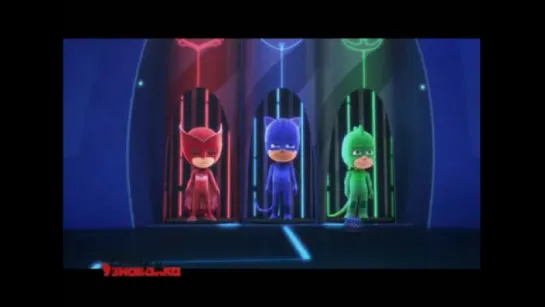 Герои в масках/PJ Masks - 1 сезон 13 серия "Кэтбой и Гекко против робота/Пернатый друг Алетт" (Русский дубляж-Дисней)