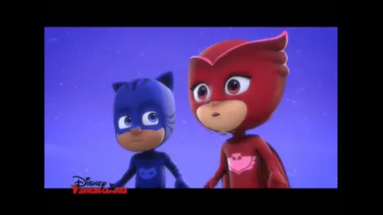 Герои в масках / PJ Masks - 1 сезон 7 серия "Кэтбой против Робокота / Алетт и Отдай-сова" (Русский дубляж - Дисней)