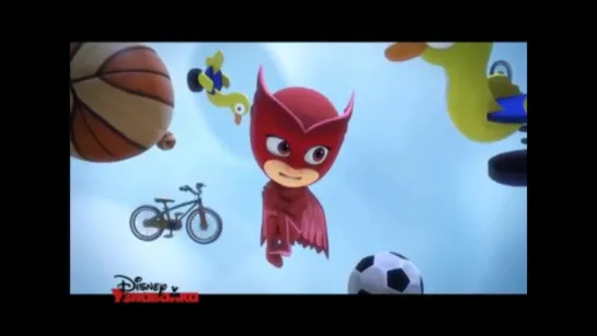 Герои в масках / PJ Masks - 1 сезон 4 серия "Кэтбой и уменьшитель / Алетт и лунный мяч" (Русский дубляж - Дисней)