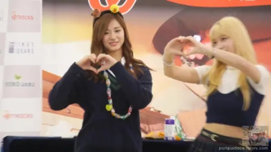 151129 Twice - Like OOH - AHH at Youngdeungpo Fansign @ Tzuyu focus