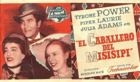 The Mississippi Gambler (El Caballero del Mississippi) (1953) (Español)