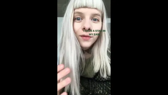 AURORA - star (instagram story 13.09.2017)