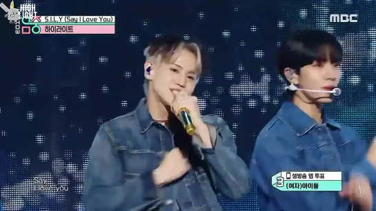 HIGHLIGHT - S.I.L.Y (Say I Love You) на Show! MusicCore MBC (221112) [рус.суб]