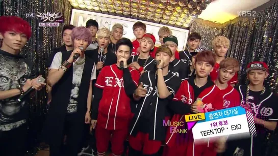 130906 EXO - Special MC ( Baek + Chanyeol) + Backstage + GROWL @ KBS Music Bank