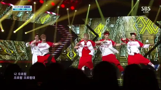 130825 EXO - GROWL @ SBS Inkigayo