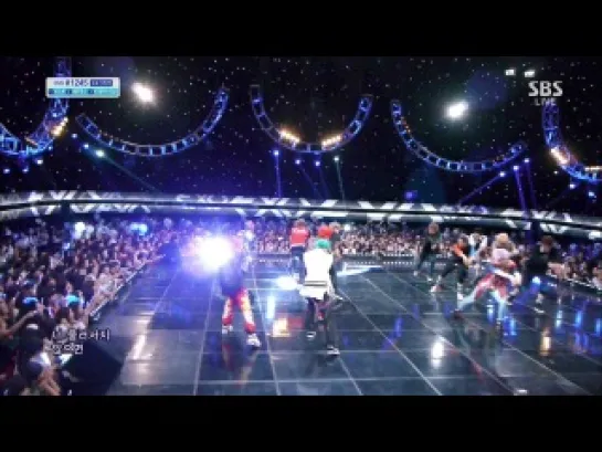 [VIDEO] 130811 EXO - KAI MC + GROWL + ENDING @ SBS INKOGAYO