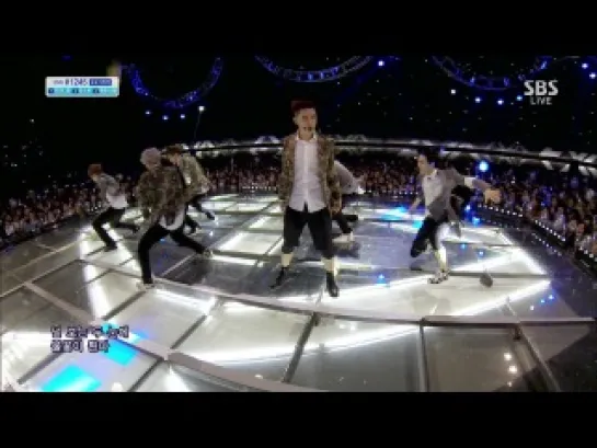 [VIDEO] 130804 EXO - GROWL @ SBS INKIGAYO