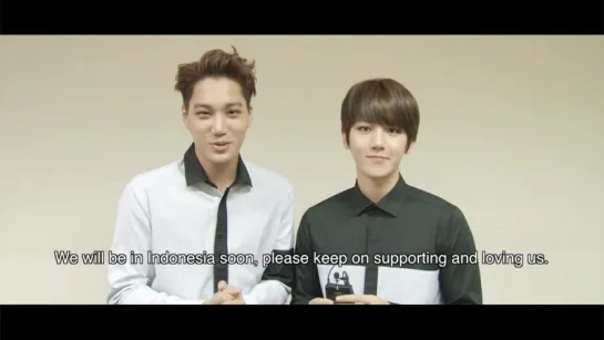 150217 EXO Baekhyun Kai - OFFICIAL VIDEO GREETING @ EXO PLANET #2