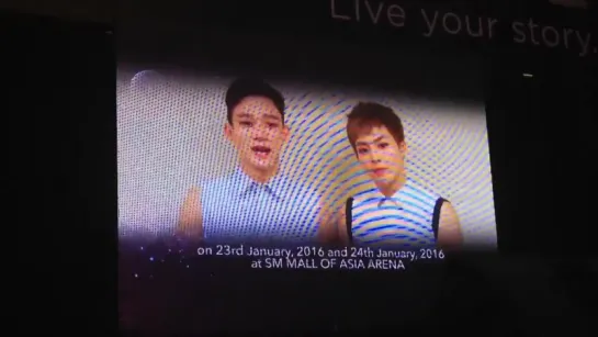 [LQ VIDEO] 160116 EXO Xiumin Сhen @ Official Greetings for #ExoluxionInManila