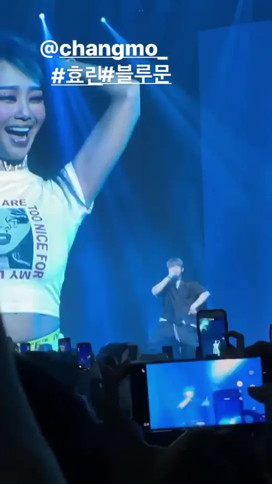 [FANCAM] 200216 HYOLYN - Blue Moon (feat. Changmo) @ Changmo Concert