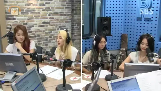 150629 #SISTAR @ Kim Chang Ryul's Old School Radio [1/4]