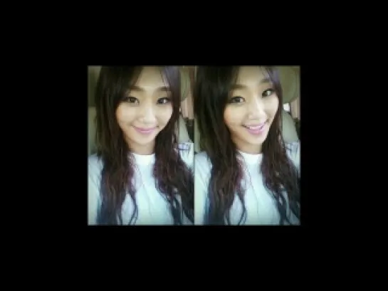 130828 HyoLyn SISTAR's first voice message to line users