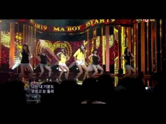 110515 Sistar 19 - Ma Boy @ Inkigayo