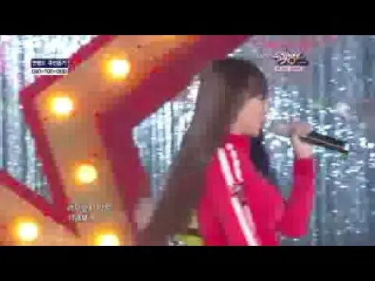 101203 Sistar - Over & How Dare You @ Music Bank (Comeback Stage)