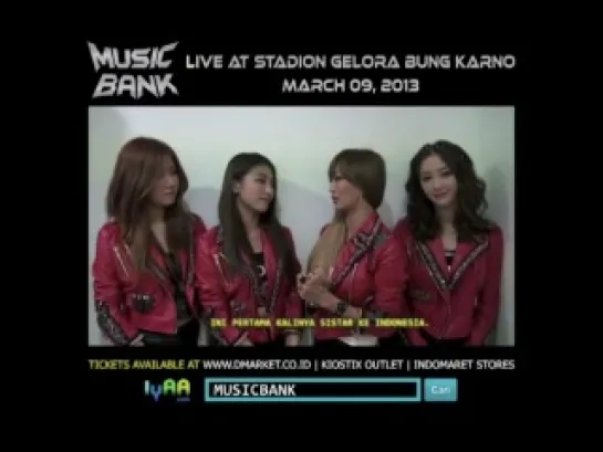 Music Bank Message (130118)