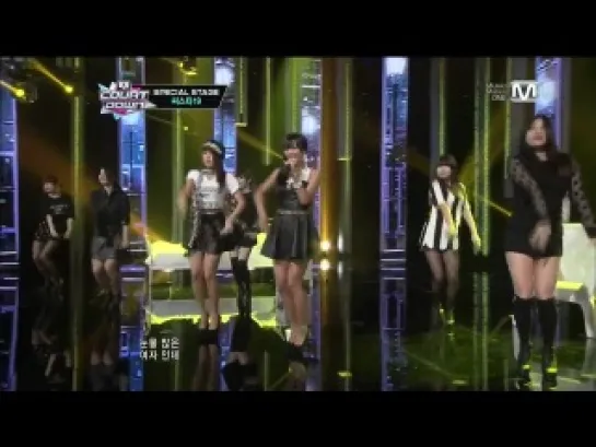 130228 SISTAR19 -  A Girl In Love (Special Stage) @Mnet M!Countdown