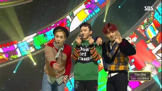 [VIDEO] 161106 EXO-CBX -The One + Hey Mama! @ SBS Inkigayo