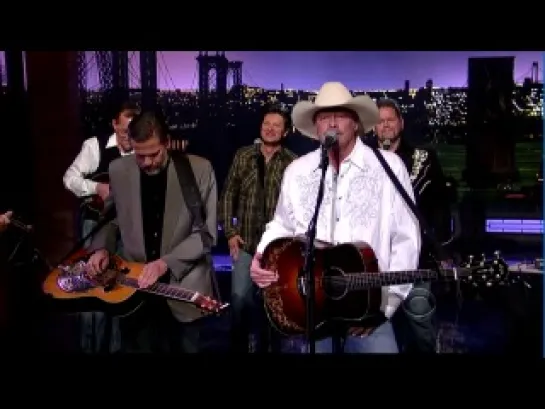 David Letterman ft. Alan Jackson - Blacktop (2013)