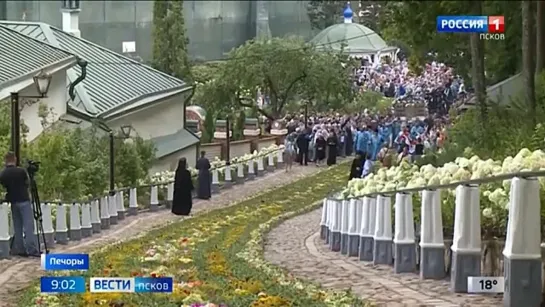 Успение Богородицы празднуют в Псково-Печерском монастыре. ГТРК Псков, 2023