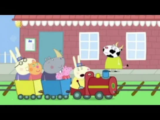 peppa pig 4-20 Grandpa Pig's train to the rescue