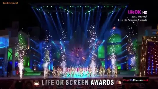 21st Annual Life OK Screen Awards - выступление Алии Бхатт