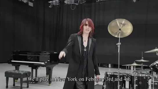 Message from Sugizo before TLRS lives in NY 2023.2.2