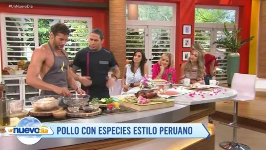 Recetas de cocina Pollo con especias estilo peruano  Un Nuevo Día  Telemundo