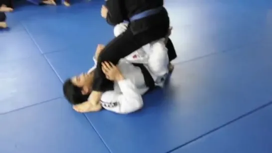 X-guard back take, sweep.