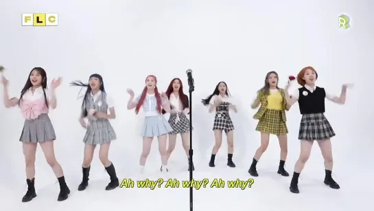 210807 Weeekly поют песни LOONA "Why Not?" и "PTT" в игре 'Finish the Lyrics Challenge'