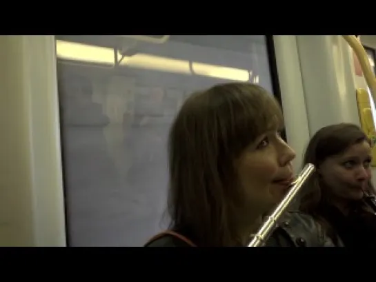 Flash mob in the Copenhagen Metro. Copenhagen Phil playing Peer Gynt